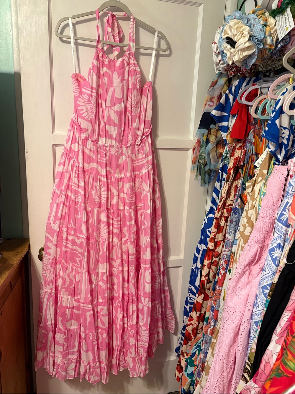 WKND halter maxi dress